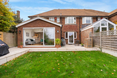 Contemporary house exterior in Buckinghamshire.