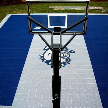 Custom Backyard Basketball Court