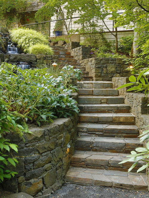 Outdoor Stone Stairs | Houzz