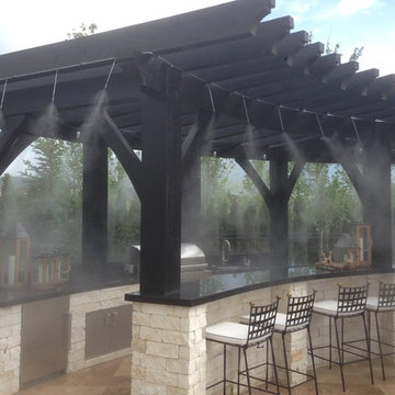 Design and install on a outdoor kitchen. This is a featured home in the Parade