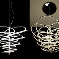 Contemporary Flos 2620 Lamp - White - Chandeliers