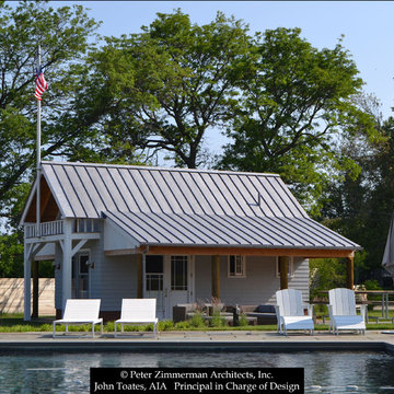 Ocean Front Boathouse and Pool Complex