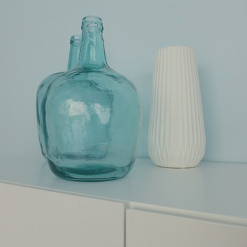 BLEU CIEL & ROSE PIVOINE Une maison familiale contemporaine & raffinée