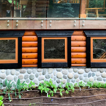 Log Cabin renovation/window upgrade