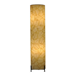Eangee Home Designs Banyan Large Floor Lamp | Natural Shade - Floor Lamps