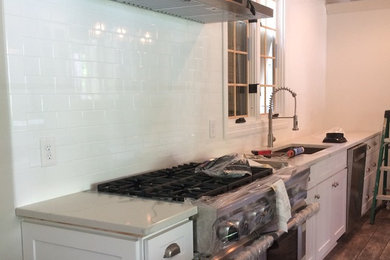 Example of a transitional kitchen design in Birmingham
