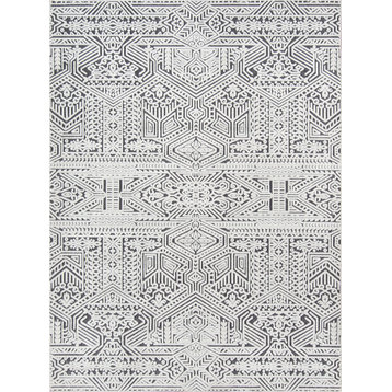 Momeni Covington Polyester Charcoal Area Rug 9'3"x12'6"