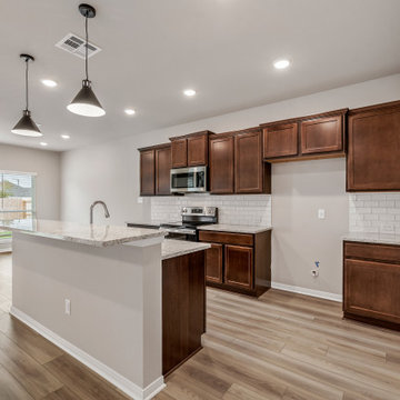 Pecan - Stained Cabinets