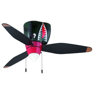 Rocket Ship Light Fixture With Glass Wings And Chrome Frame
