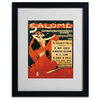 'Poster of Opera Salome, 1910' Art, White Matte, Black Frame, 16" X 20"