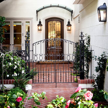 WROUGHT IRON BACK ENTRANCE 50 BARBARA