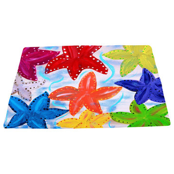 Sea Life Area Rugs From My Art, StarFish Party