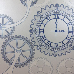 Clockwork Steel Wallpaper detail - Wallpaper