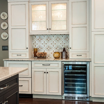 Hopkinton kitchen, Transitional kitchen with two islands