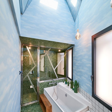 Une salle de bain très poétique