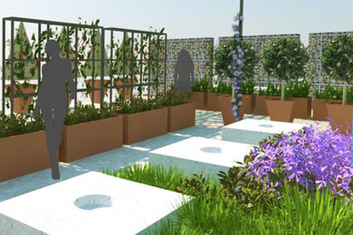 IL Giardino installazione - Il Labirinto degli Aromi