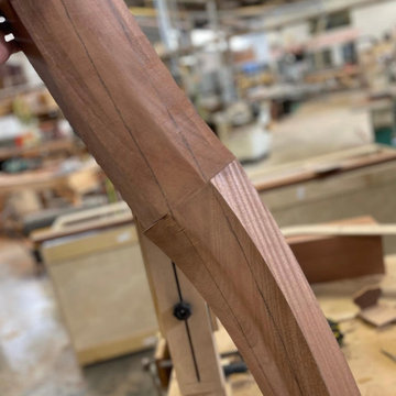 Custom Curved Handrail Milling Process