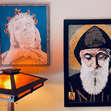 Religious Mosaic Art To Decorate Holy Space Wall Decoration