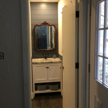 Rearranged Guest Bath