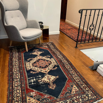 Styled Photos of Antique Rugs in Client Homes
