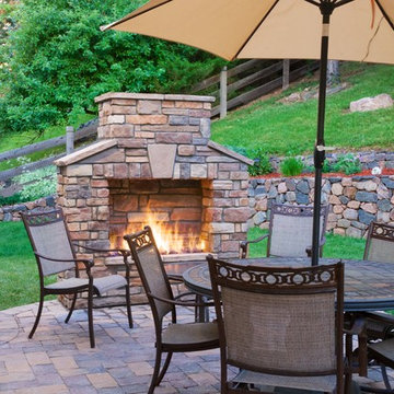 Patio and Fire place