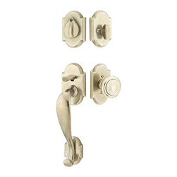 Emtek 451211 Denver Sandcast Bronze Tubular Entry Set - Products