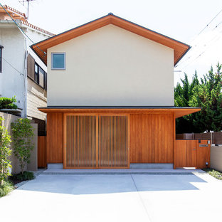 京都の和風のおしゃれな家の外観の写真