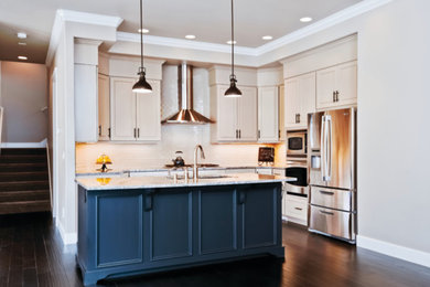 Inspiration for a transitional kitchen remodel in Seattle