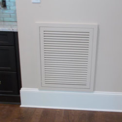 Installed Wood Return Air Filter Grille - Registers Grilles And Vents