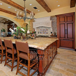 Antique Arcane Limestone Reclaimed Stone Flooring Pavers - Tile