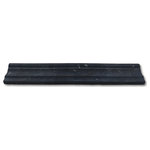 Stone Center Online - Nero Marquina Black Marble 2x12 Chair Rail Trim Edge Molding Honed, 1 piece - Color: Nero Marquina Marble (black background with fine and compact grain and white veins);