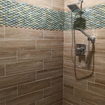 Ripple Spring Melt Wavy Tile - Master Bathroom - Murray, KY