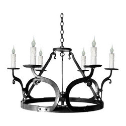 CH-203 Hand Made Iron Chandelier Designs - Chandeliers