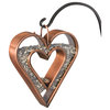 Good Directions Heart Fly-Thru Bird Feeder, Venetian Bronze