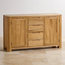 Romsey Natural Solid Oak Large Sideboard Storage Unit Console