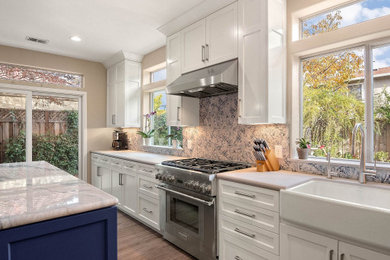 Example of a galley kitchen design in San Francisco