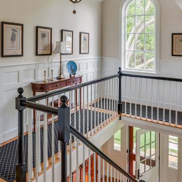Covered Porch with Columns - Cotchpinicut Cape - Cape Cod, MA - Custom Home