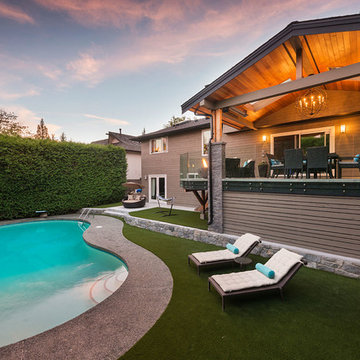 Westcoast Transitional Outdoor Living