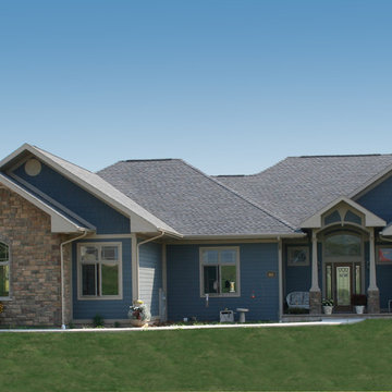 Omro Insulated Concrete Form four bedroom home with walkout lower level