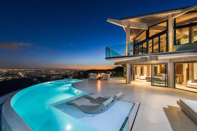 Example of a trendy exterior home design in San Diego