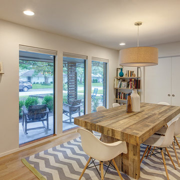 Aluminum Windows Enhance a Modern Home