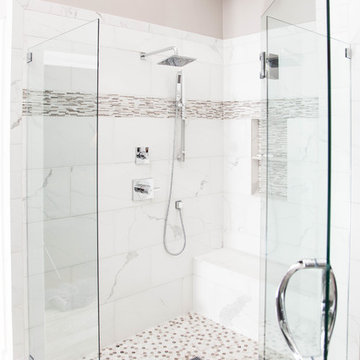 Contemporary Light & Airy Master Bathroom