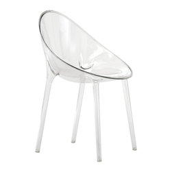 Kartell Mr Impossible Chair - Transparent Crystal - Armchairs And Accent Chairs