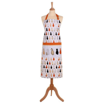 Cats in Waiting Cotton Drill Apron