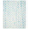 Safavieh Dip Dye Ddy712H Ivory, Turquoise Area Rug, 4'x6'