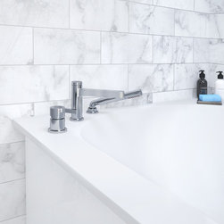 Vichy&trade; Chrome One-Handle Roman Tub Faucet includes Hand Shower - Products