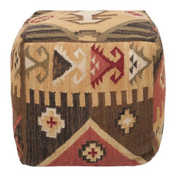 Surya Pouf Ottoman - Floor Pillows And Poufs