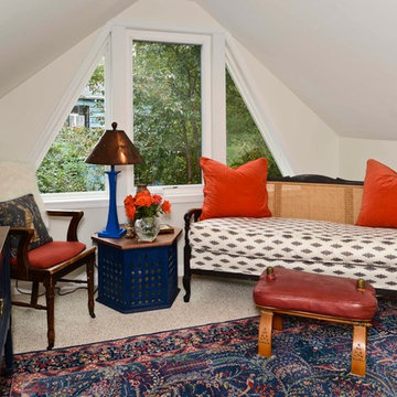 Attractive New Sunroom/Garage with Attic Space Converted into a Game Room/Study