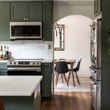 Lush Green Kitchen Revamp