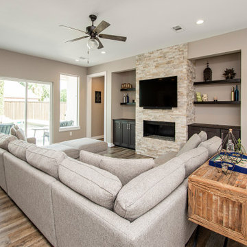 Deering Ct. Kitchen, Living Room and Addition